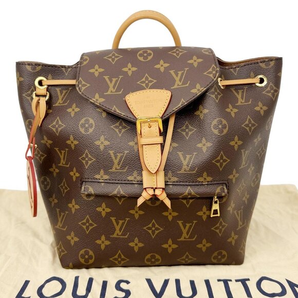 Louis Vuitton  Montsouris PM Monogram Canvas Backpack Brown - Picture 3 of 16
